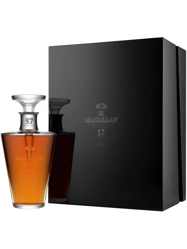 The Macallan in Lalique, 57 Years Old, gift box