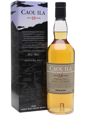 Виски Caol Ila 18 Years Old Unpeated Style, gift box 0.7 л