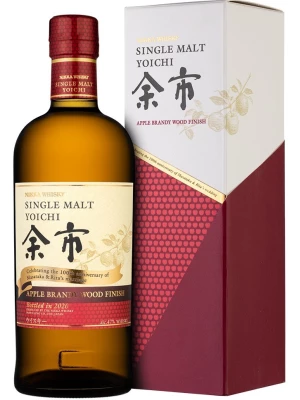 Виски Nikka, Yoichi Apple Brandy Wood Finish, gift box 0.7 л