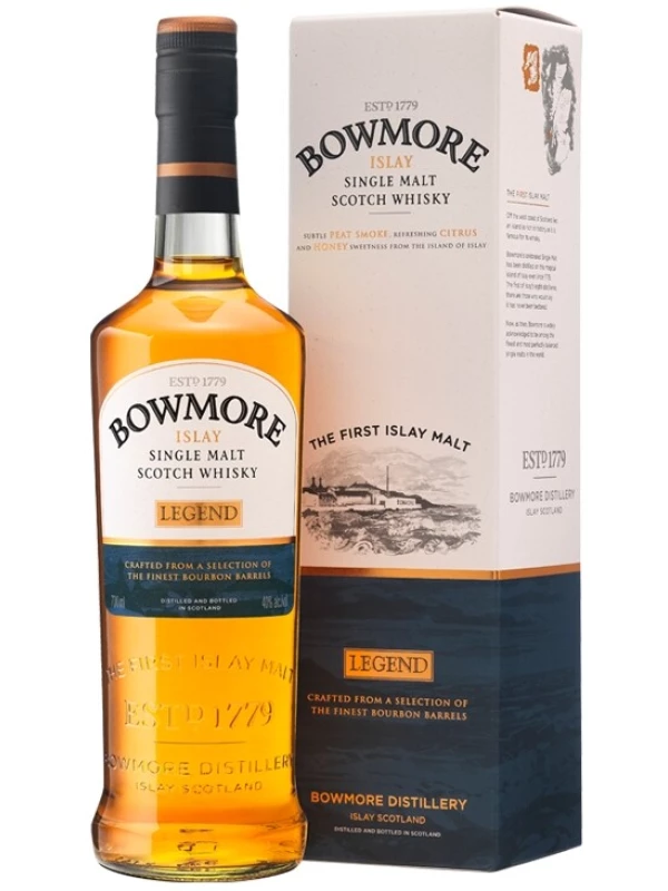 Bowmore Legend Islay Single Malt, gift box