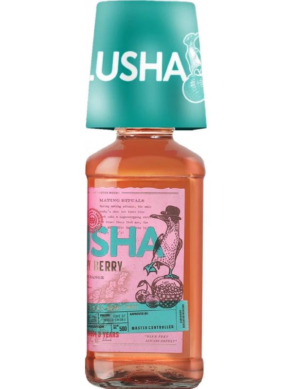 Olusha Cherry Berry, with glass