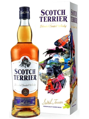 Виски Scotch Terrier Blended, gift box 0.5 л
