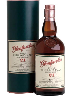 Виски Glenfarclas 21 years, in tube 0.7 л