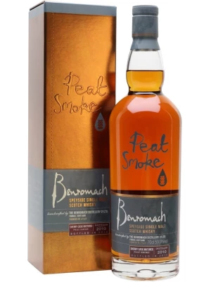 Виски Benromach Peat Smoke, Sherry Cask Matured, gift box 2010 0.7 л