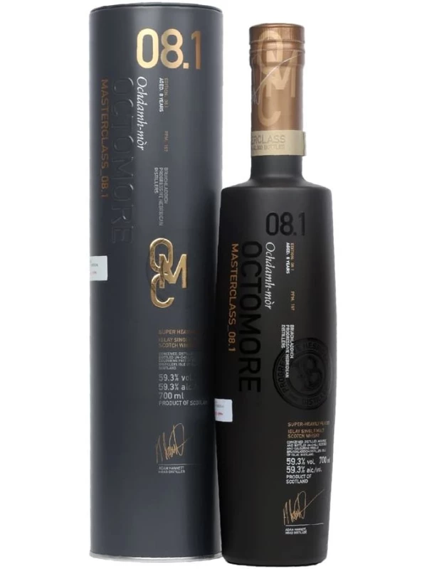 Bruichladdich, Octomore 08.1 Masterclass, in tube