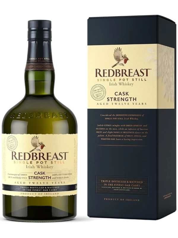 Redbreast Cask Strength Edition, 12 Years Old (57,6%), gift box