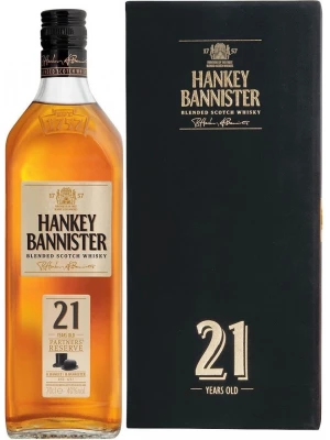 Виски Hankey Bannister 21 Years Old, gift box 0.7 л