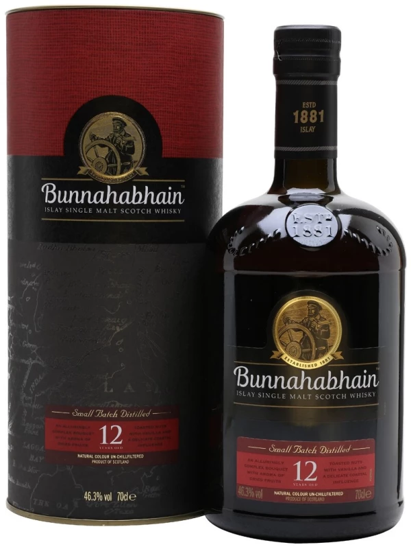 Bunnahabhain aged 12 years, gift box