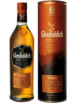 Виски Glenfiddich, Rich Oak 14 Years Old, in tube 0.7 л