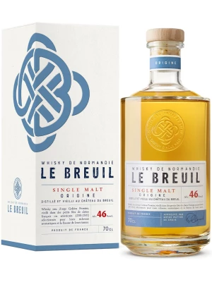 Виски Le Breuil Single Malt Origine, gift box 0.7 л