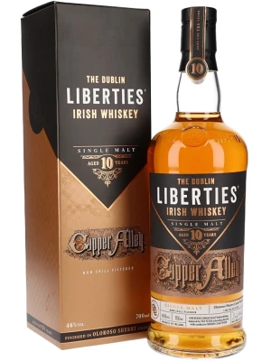 Виски The Dublin Liberties 10 Year Old Copper Alley, gift box 0.7 л