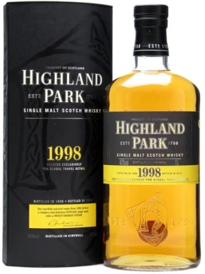 Виски Highland Park, 1998, in tube 1 л