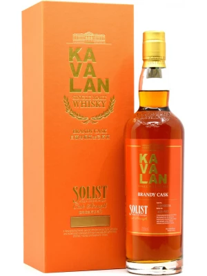 Виски Kavalan, Solist Brandy Single Cask (56,3%), gift box 0.7 л