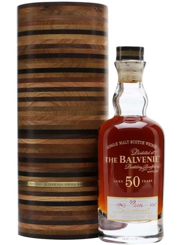 Balvenie 50 Years Old (45,4%), in tube