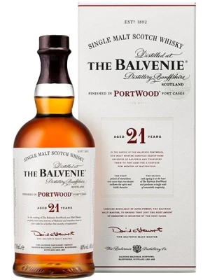 Виски Balvenie PortWood 21 Years Old, gift box 0.7 л