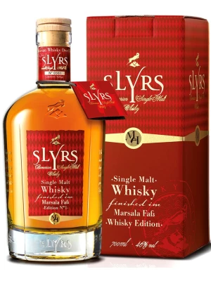 Виски Slyrs Single Malt Marsala Cask Finish, gift box 0.7 л