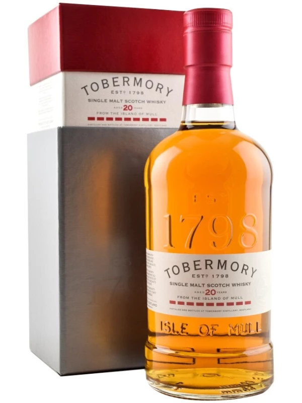 Tobermory 20 Years Old, gift box
