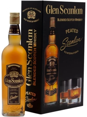 Виски Glen Scanlan Peated Blend, gift box and glass 0.7 л