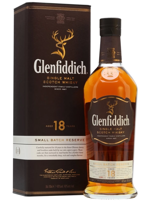 Glenfiddich 18 Years Old, gift box