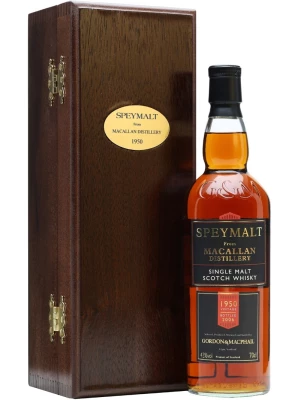 Виски Speymalt from Macallan, 1950, gift box 0.7 л