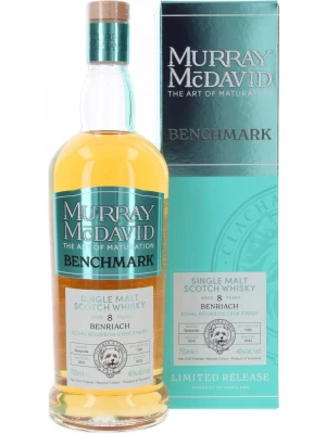 Виски Murray McDavid, Benchmark Benriach 8 Years Old, gift box 2013 0.7 л
