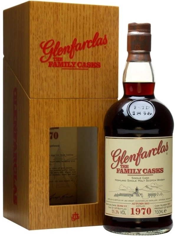 Glenfarclas 1970 Family Casks, in wooden box