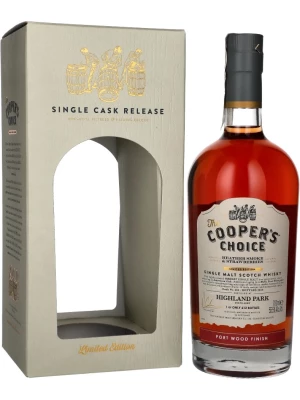 Виски The Cooper's Choice Highland Park Single Malt Port Wood Finish, gift box 0.7 л