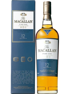 Виски Macallan Fine Oak 12 Years Old, with box 0.7 л