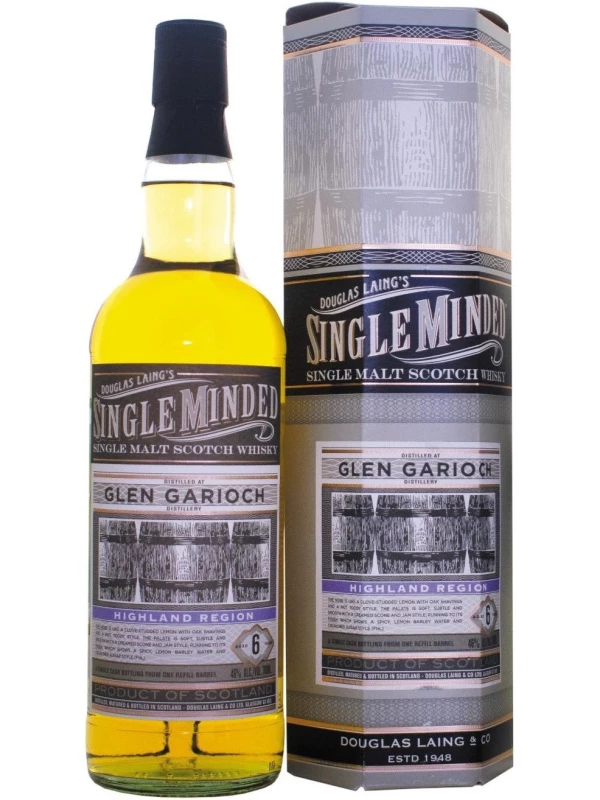 Single Minded Glen Garioch 6 Years Old, gift box