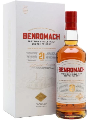 Виски Benromach 21 Years Old, gift box 0.7 л