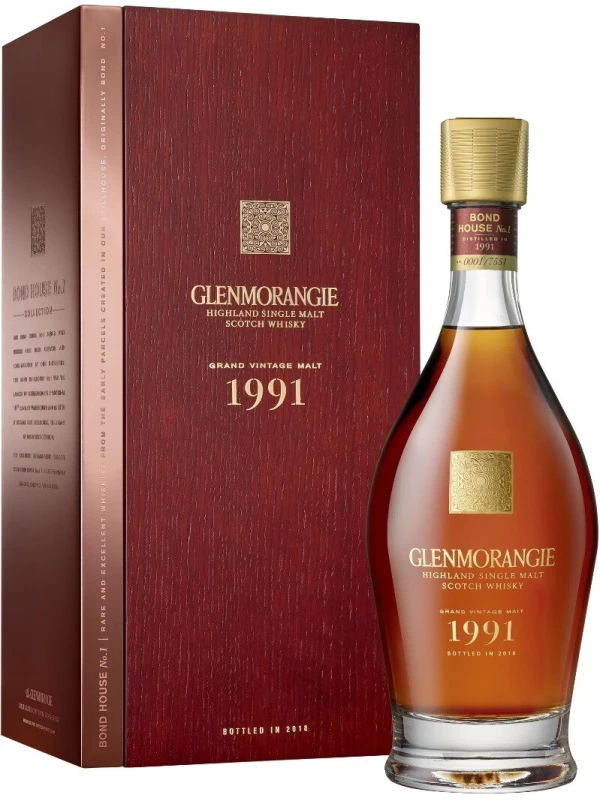 Glenmorangie Grand Vintage Malt, wooden box