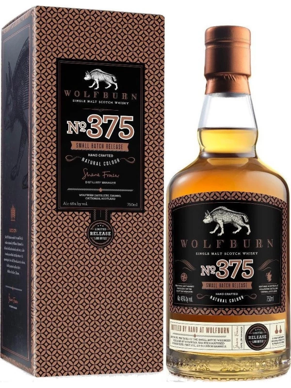 Wolfburn Small Batch №375, gift box