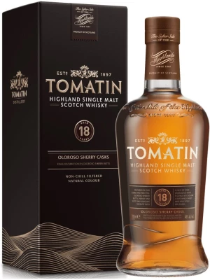 Виски Tomatin 18 Years Old, gift box 0.7 л