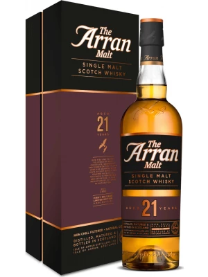 Виски Arran 21 Years Old, gift box 0.7 л