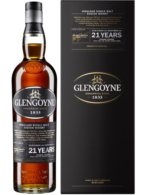 Glengoyne 21 Years Old, gift box