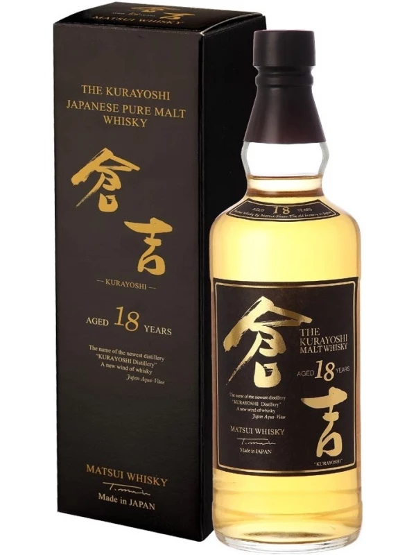 The Kurayoshi Pure Malt 18 Years, gift box