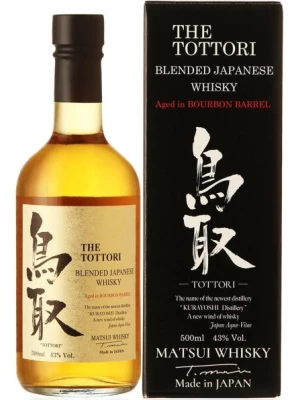 Виски The Tottori Bourbon Barrel, gift box 0.5 л