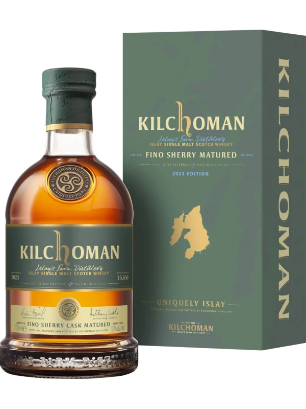 Kilchoman, Fino Sherry Cask Matured, gift box