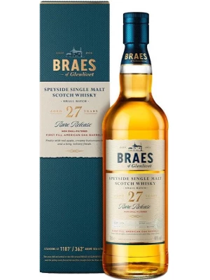 Виски Braes of Glenlivet 27 Years Old, gift box 0.7 л