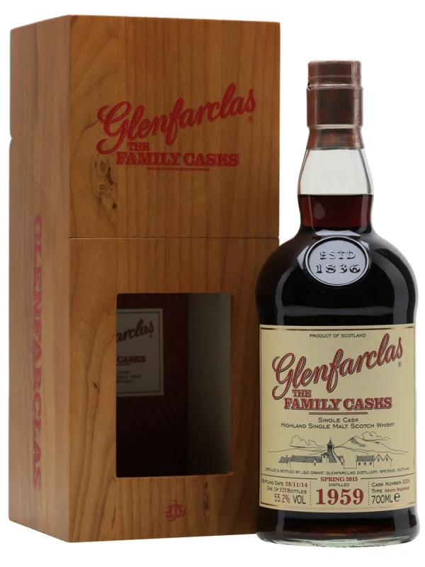 Glenfarclas 1959 Family Casks (55,2%), in wooden box