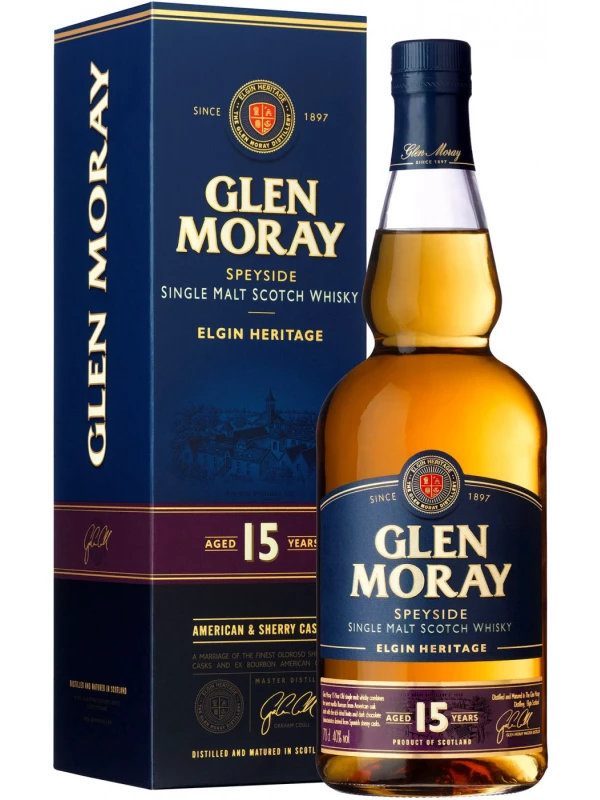 Glen Moray 15 Years Old, gift box
