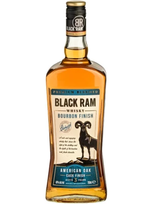 Виски Black Ram Bourbon Finish 3 Years Old 0.7 л