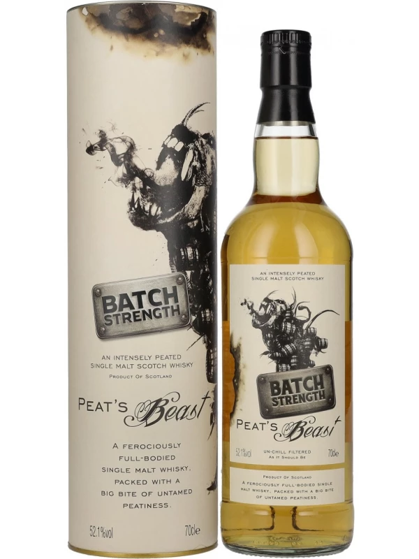 Peat's Beast, Single Malt Batch Strength, in tube