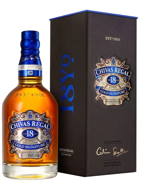 Chivas Regal 18 years old, with box