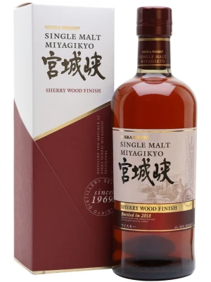Виски Nikka, Miyagikyo Sherry Wood Finish, gift box 0.7 л