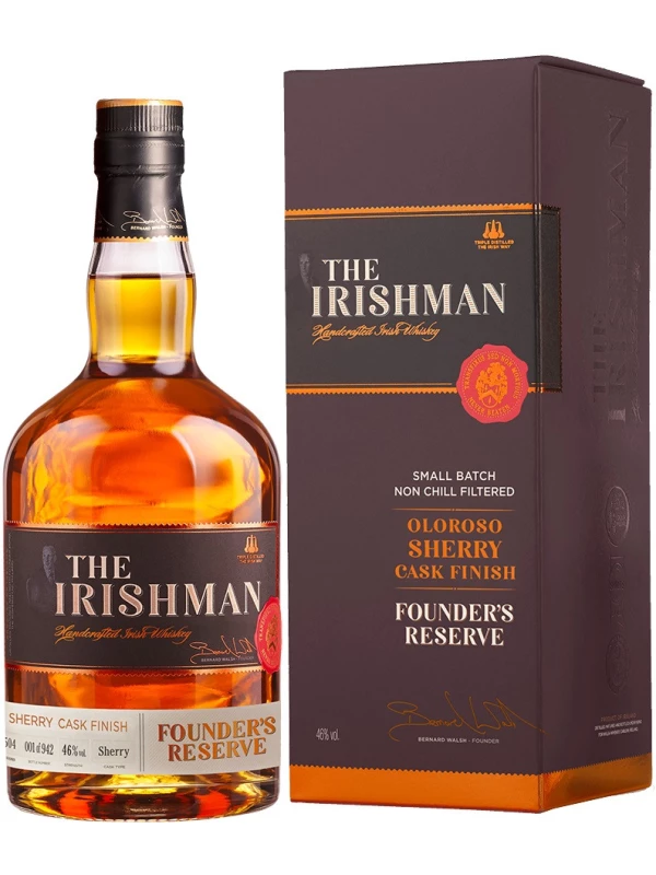 The Irishman Founder's Reserve Sherry Cask Finish, gift box
