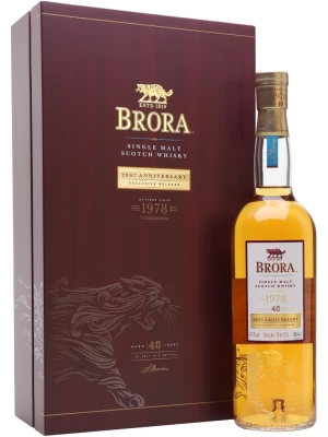 Виски Brora 40 Year Old, gift box 1978 0.7 л