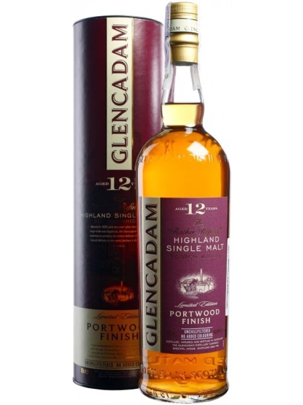 Glencadam 12 Years Old Portwood Finish, in tube