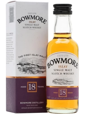 Виски Bowmore 18 Years Old, gift box 0.05 л