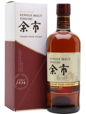 Виски Nikka, Yoichi Sherry Wood Finish, gift box 0.7 л